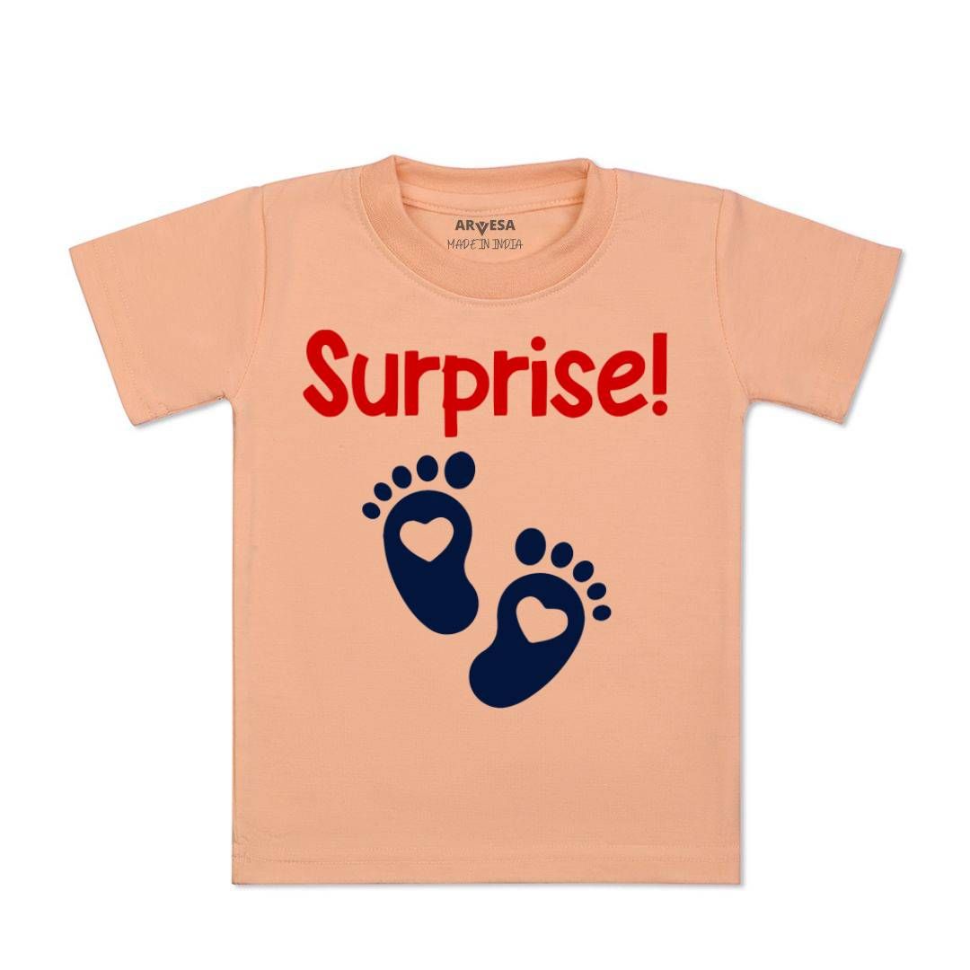 Arvesa Kids Typography Printed V-Neck Applique T-shirt-picture-31