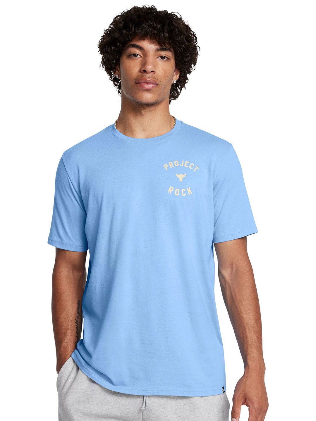 UNDER ARMOUR Project Rock 7 Printed Short Sleeve T-Shirt-picture-40