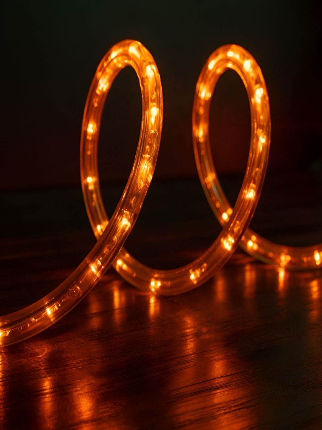 KAVYARA Orange-Colored Rice Shape String Lights-image-47