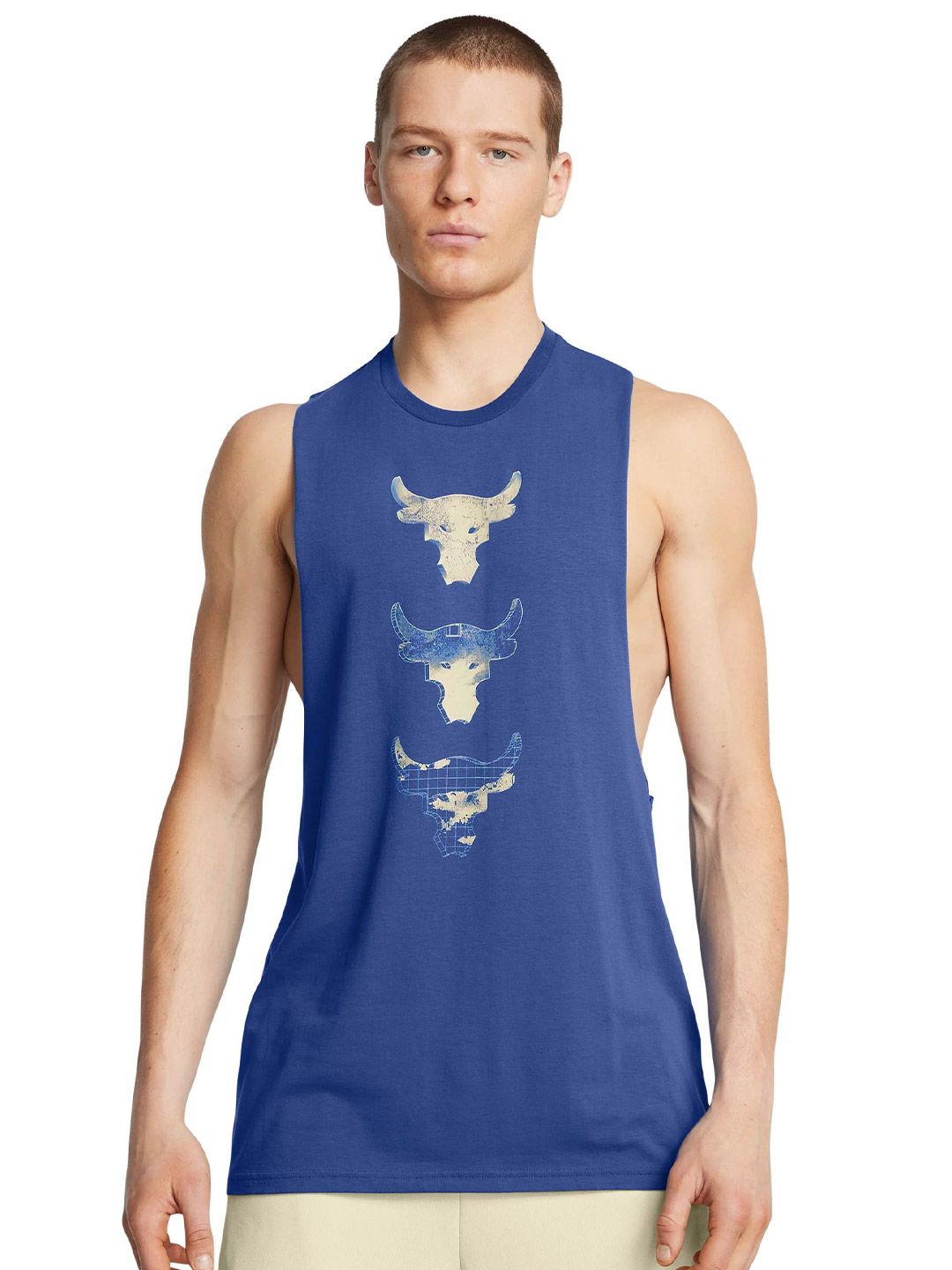 UNDER ARMOUR Men Project Rock Three BB Sleeveless Tshirt-picture-16