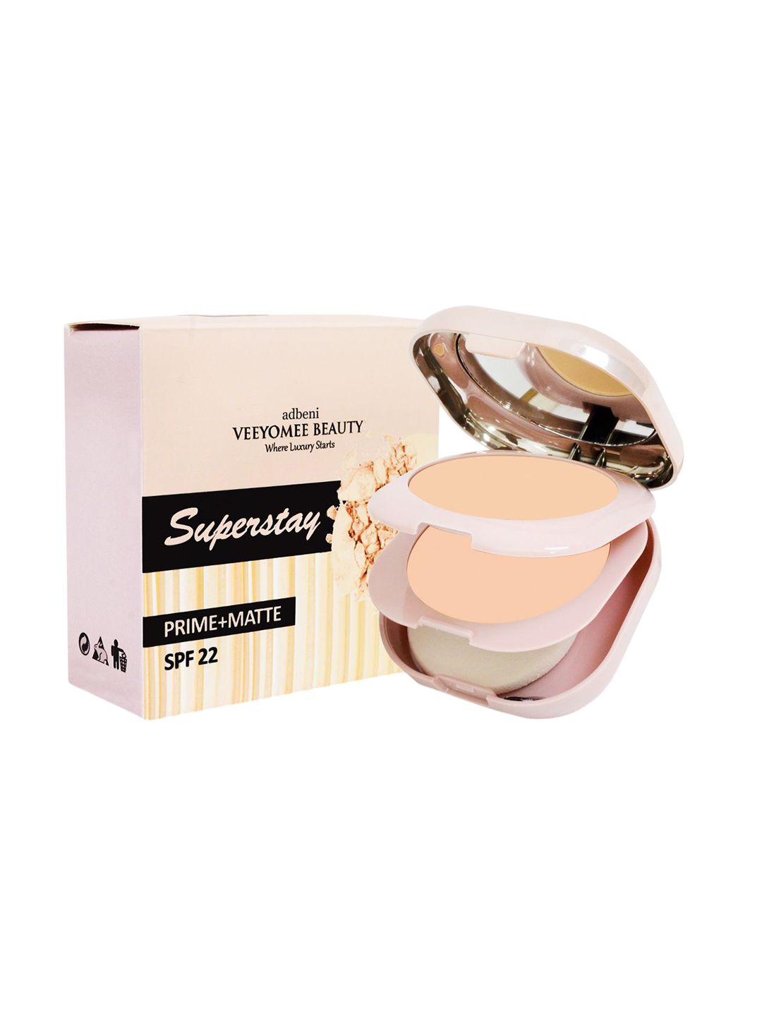 Adbeni HD Matte Finish Long Lasting Oil Control Pressed Powder 20 g - Shade 03-image-47