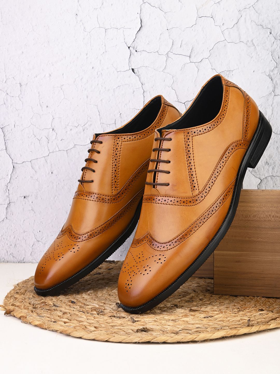 HERE&NOW Men Formal Brogues-image-22