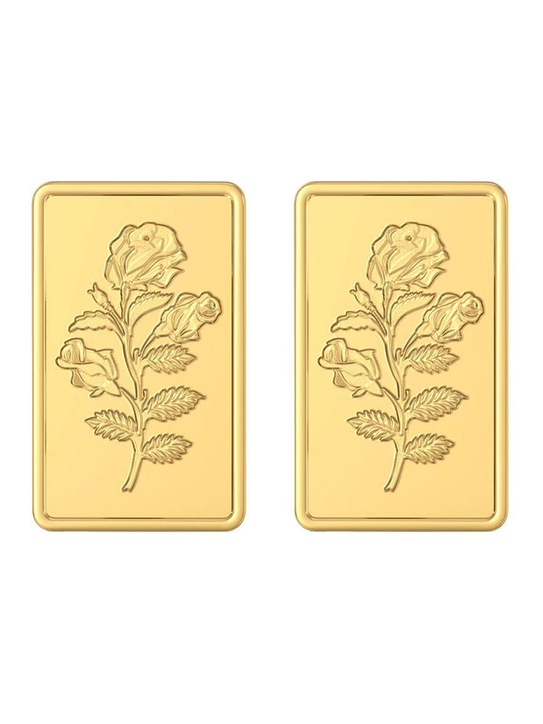 joyalukkas JoyalukkasPack Of 2 24 KT 999 Purity Floral Gold Bar Combo 2 g + 2 g-picture-28