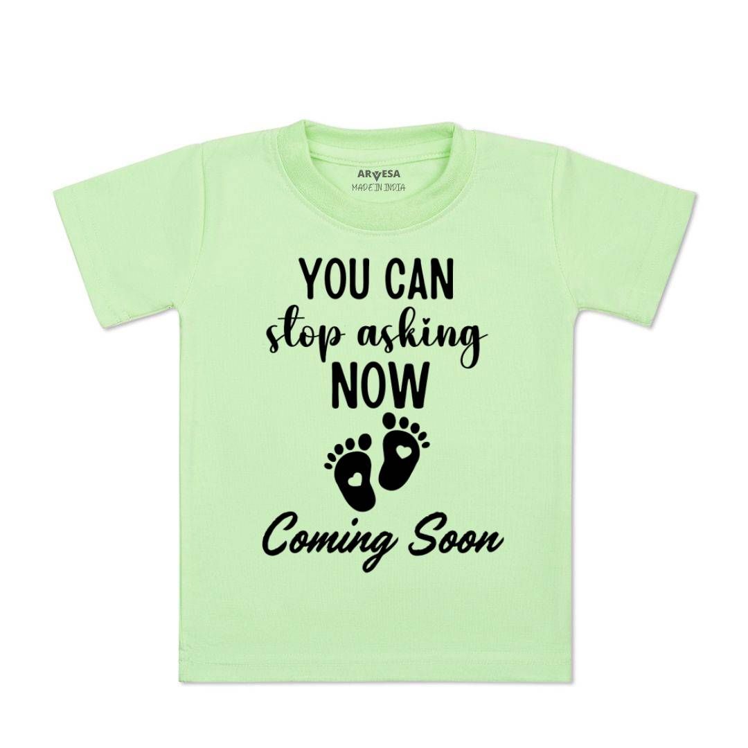 Arvesa Kids Typography Printed Raw Edge T-shirt-picture-58