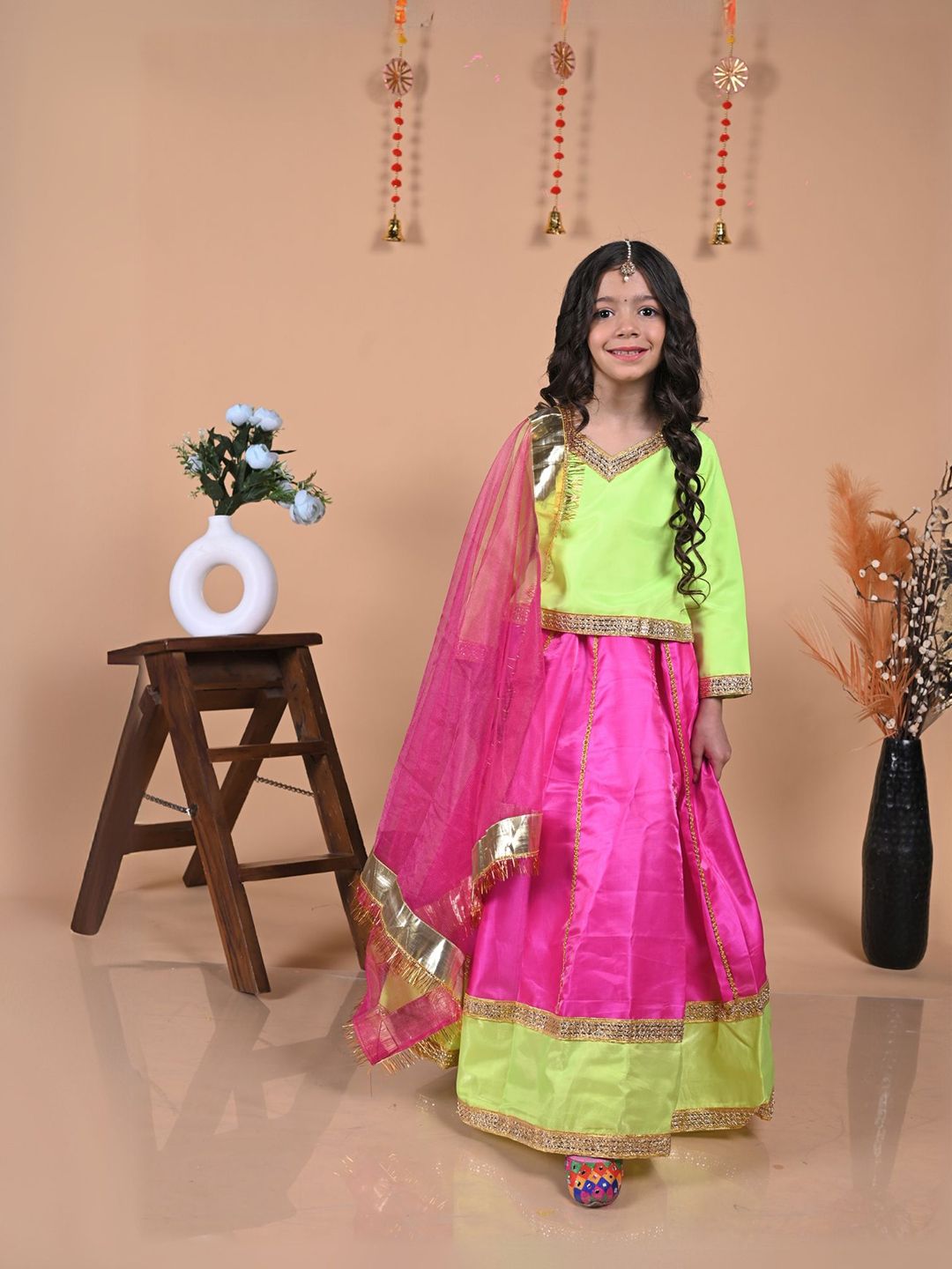 itsmycostume Girls Ready to Wear Lehenga & Blouse With Dupatta-picture-27