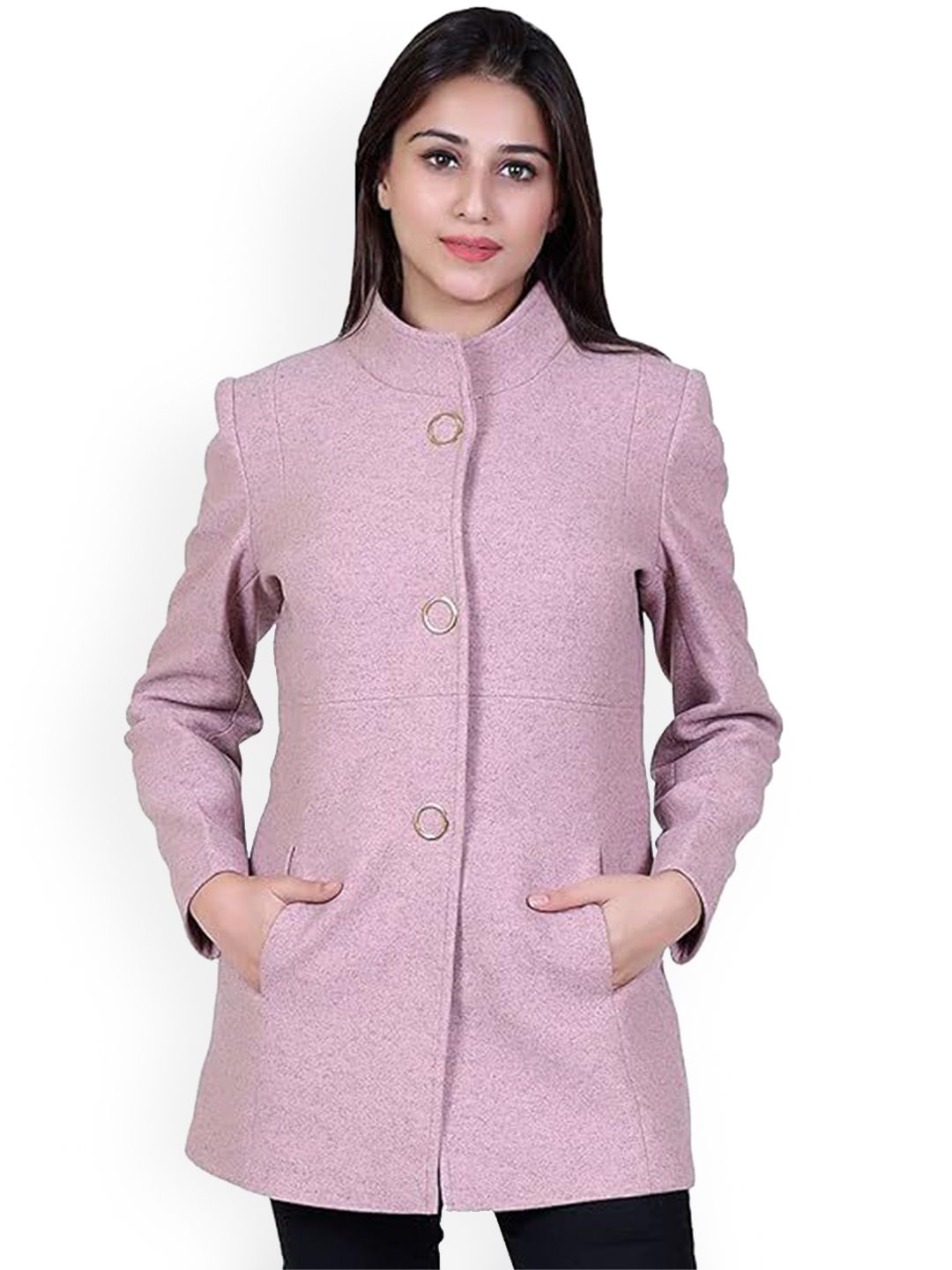 COMFY SPARROW Women Single-Breasted Overcoat-picture-27