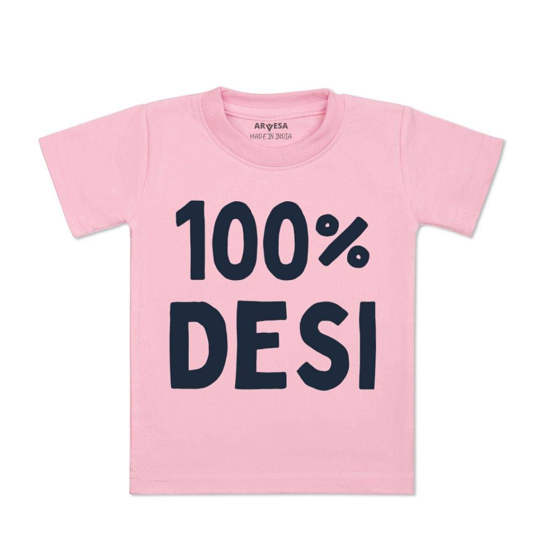 Arvesa Kids Typography Printed Round Neck Cotton T-shirt-picture-54