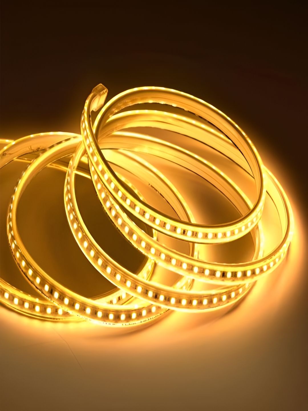 KAVYARA Yellow Rice Shape String Lights-picture-35