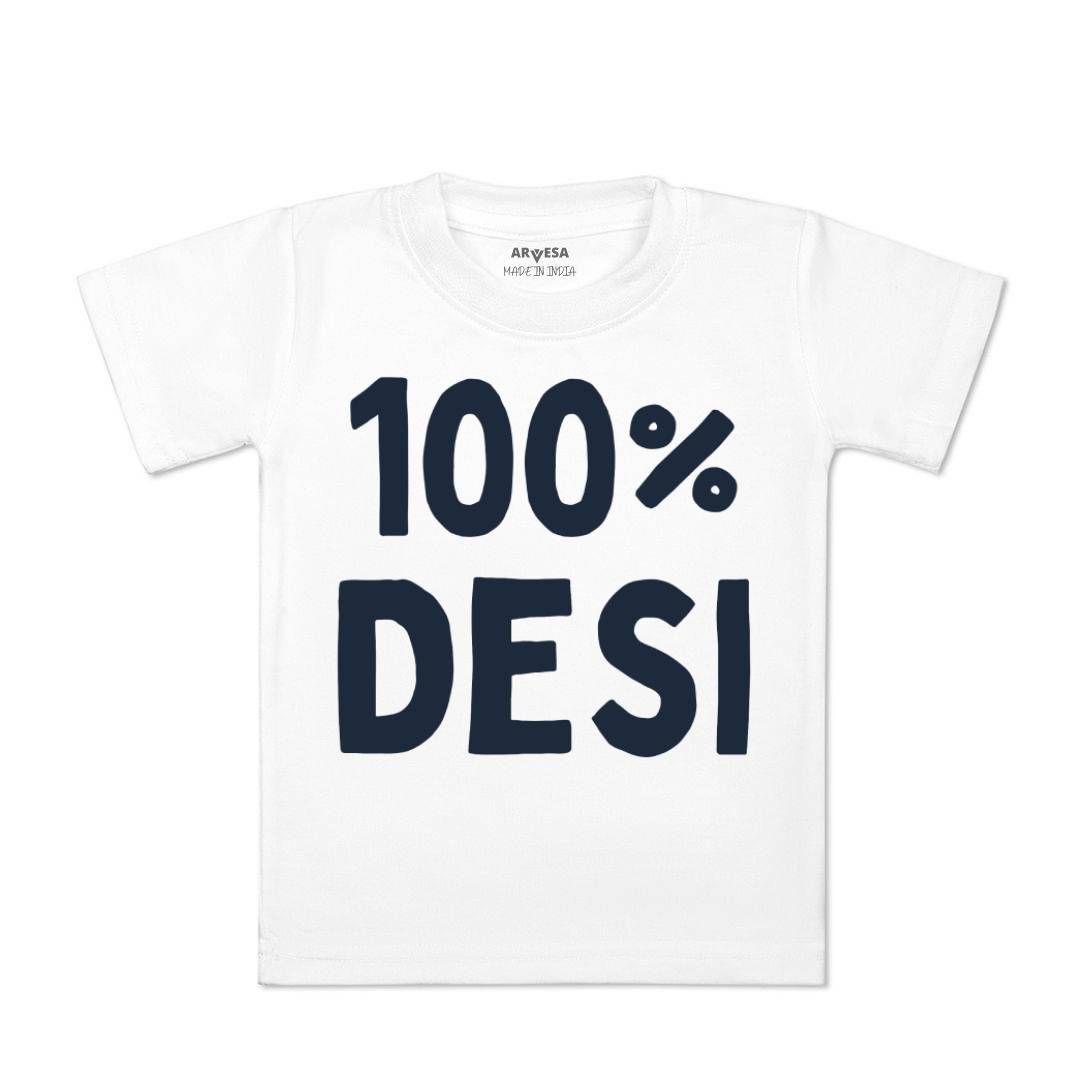 Arvesa Kids Typography Printed Round Neck Cotton T-shirt-picture-29