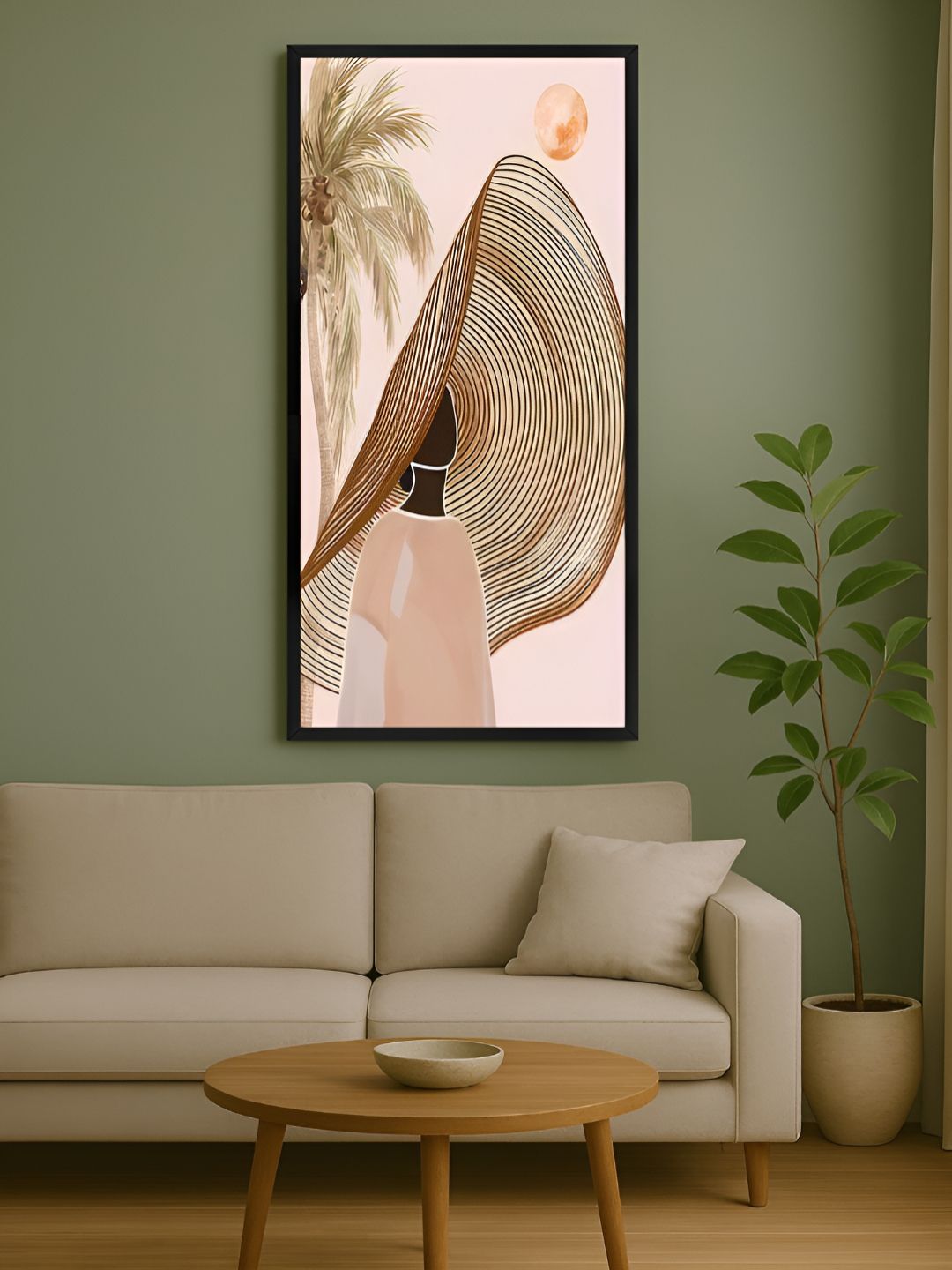 999Store Brown & Beige 1 Piece Canvas Other Wall Paintings-picture-13