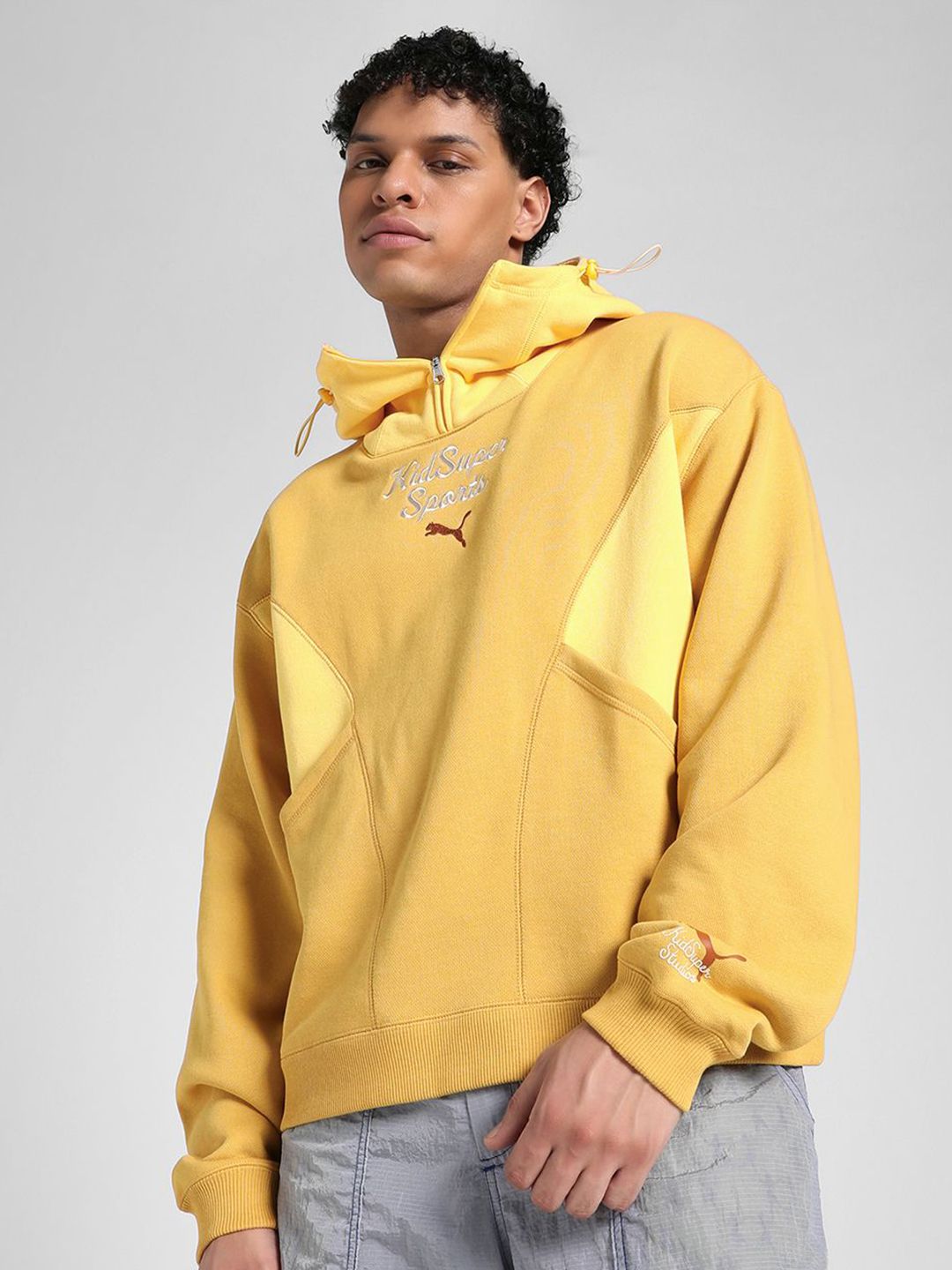 Puma x Kidsuper Men Colourblocked Progressive Cotton Oversized Hoodie-picture-55