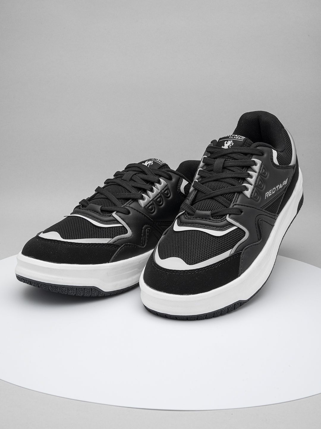 Red Tape Men Colourblocked PU Sneakers-picture-55