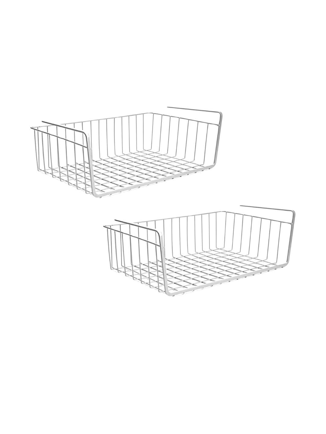 go hooked 12 Inch Undershelf Storage Basket-picture-2
