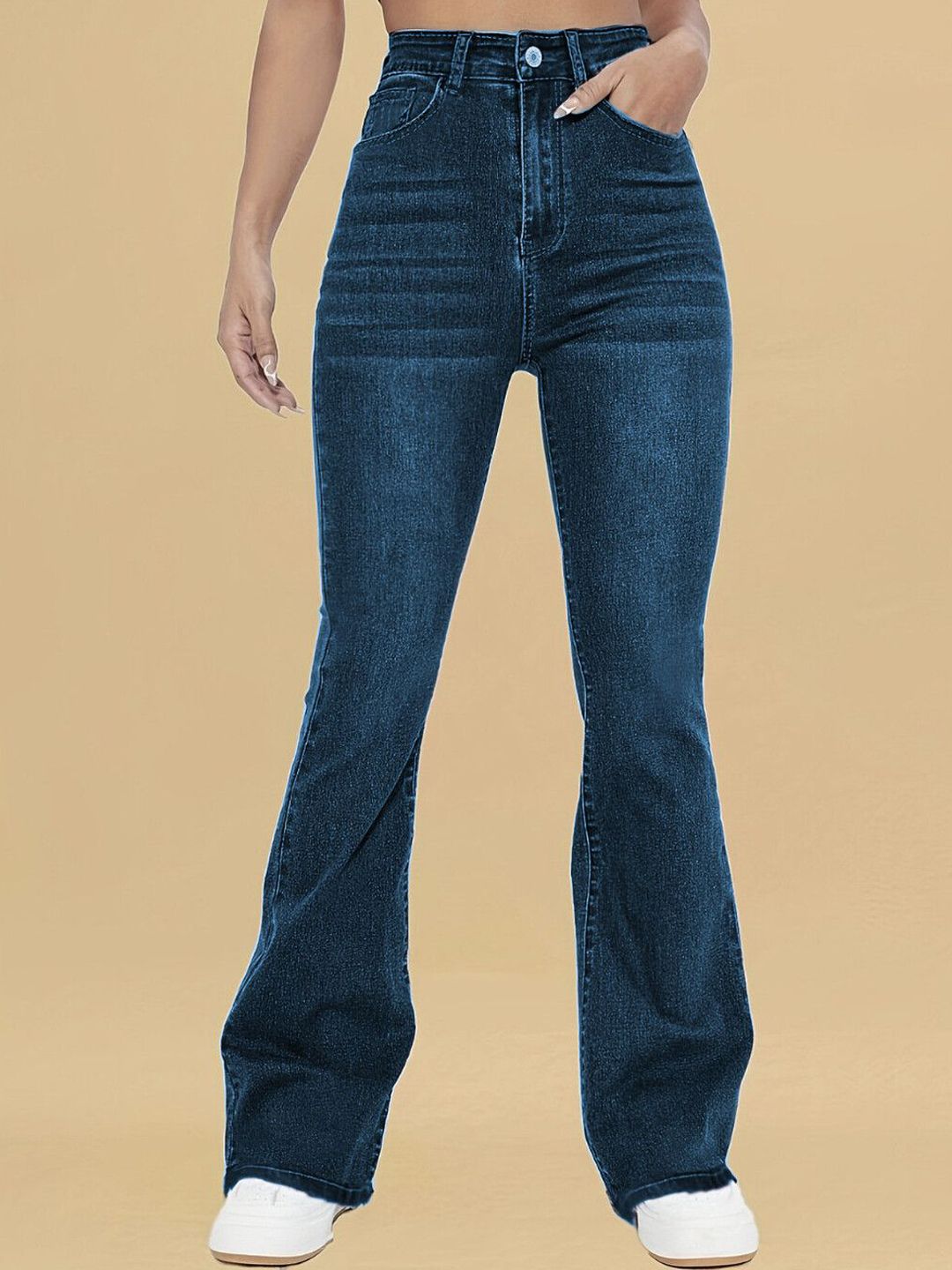 Nifty Women Bootcut High-Rise Stretchable Jeans-picture-17