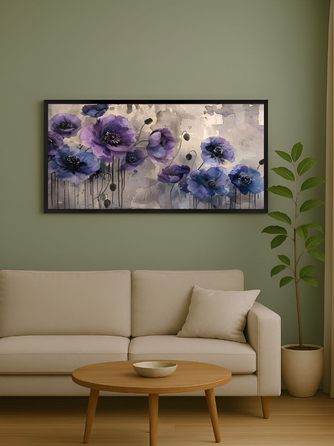 999Store Grey & Blue 1 Piece Canvas Other Wall Paintings-picture-13