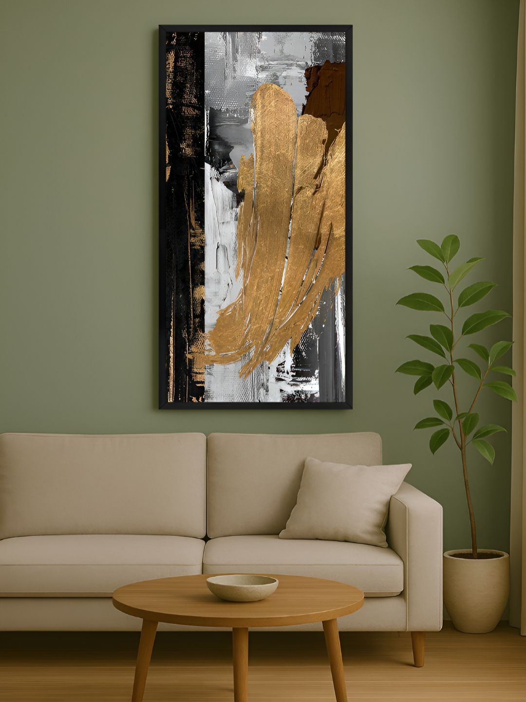 999Store Brown & Grey 1 Piece Canvas Other Wall Paintings-picture-31