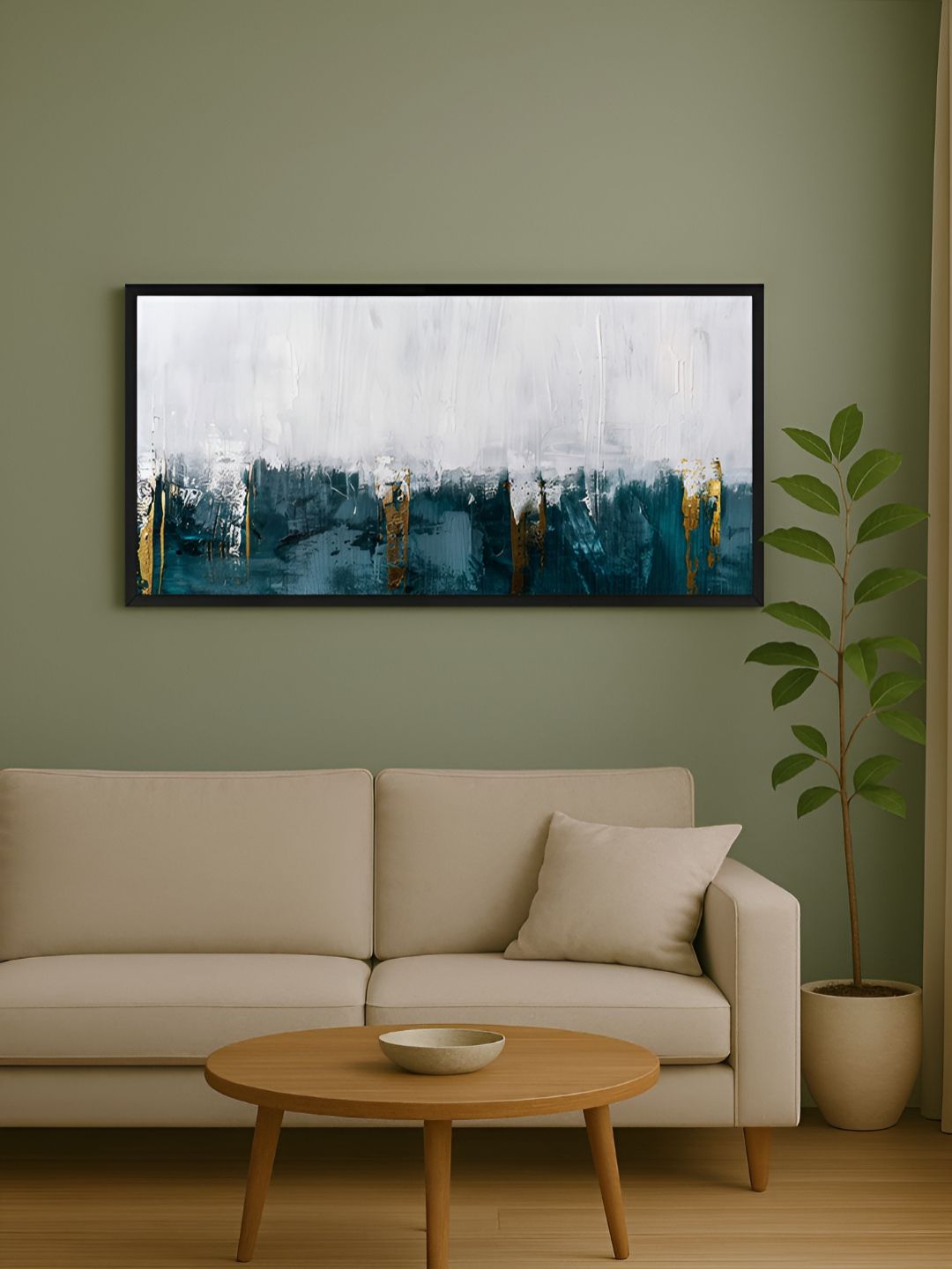 999Store Grey & White 1 Piece Canvas Other Wall Paintings-picture-16