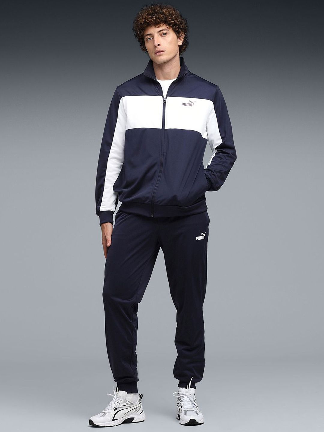Puma Poly Colorblocked High Neck Tracksuit-image-29