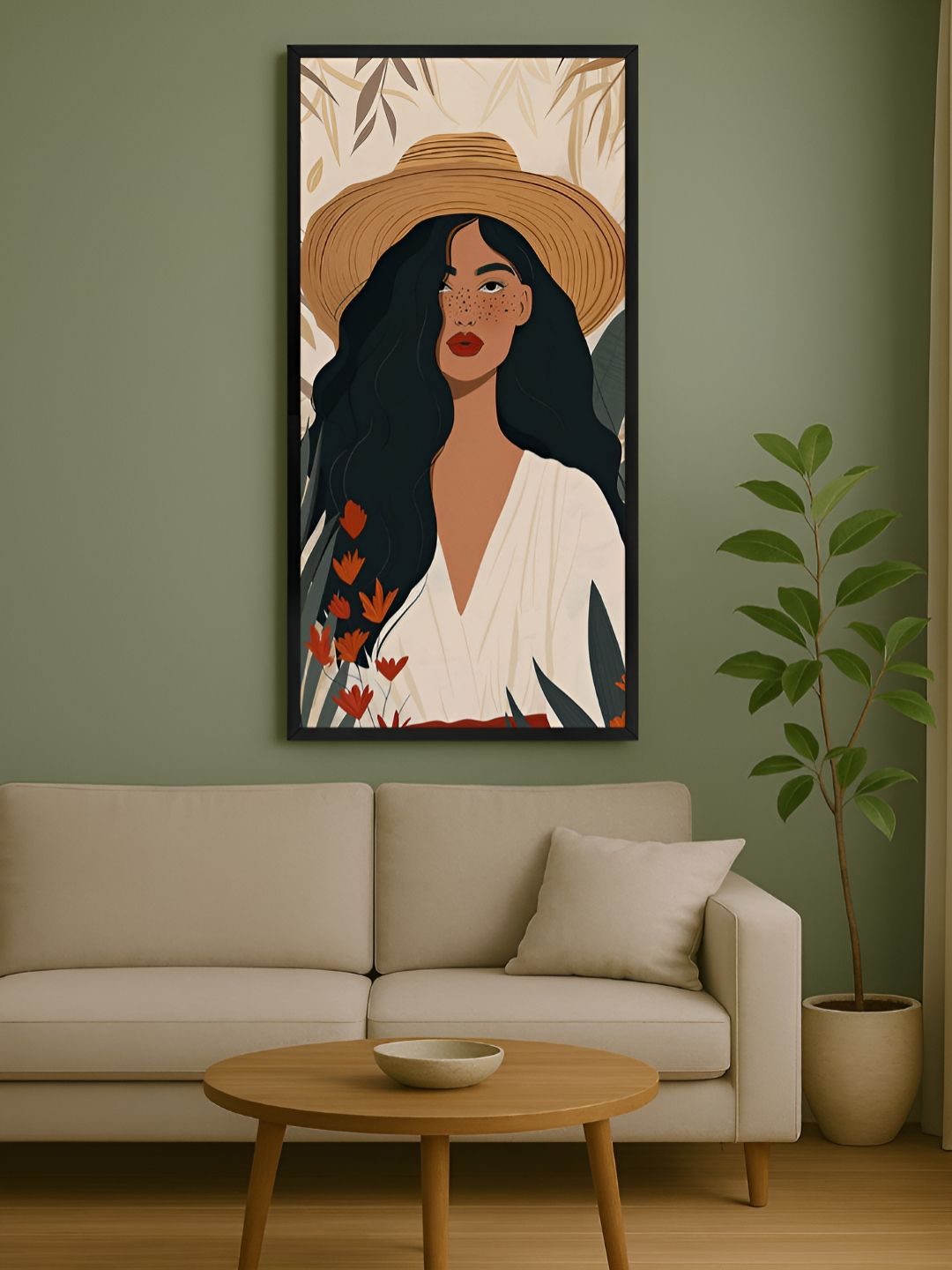 999Store Brown & Beige 1 Piece Canvas Other Wall Paintings-picture-25