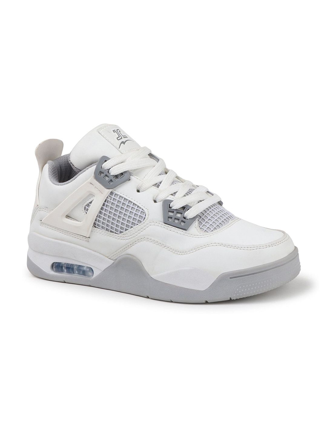 JUMPLITE Men JL-ROCKY Rexine Contrast Sole Sneakers-picture-19