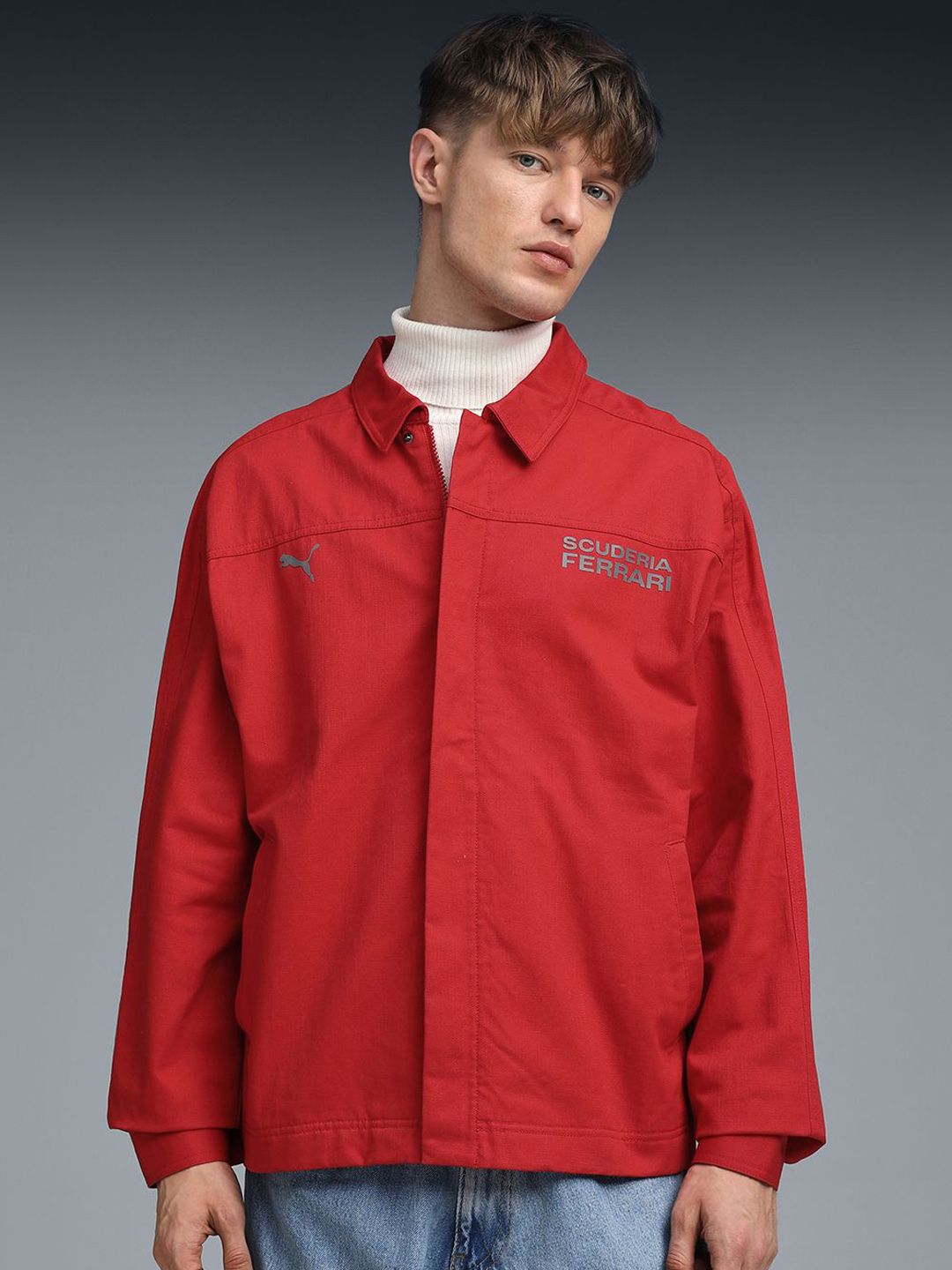 PUMA Motorsport Ferrari Lifestyle Cotton Tailored Jacket-picture-55