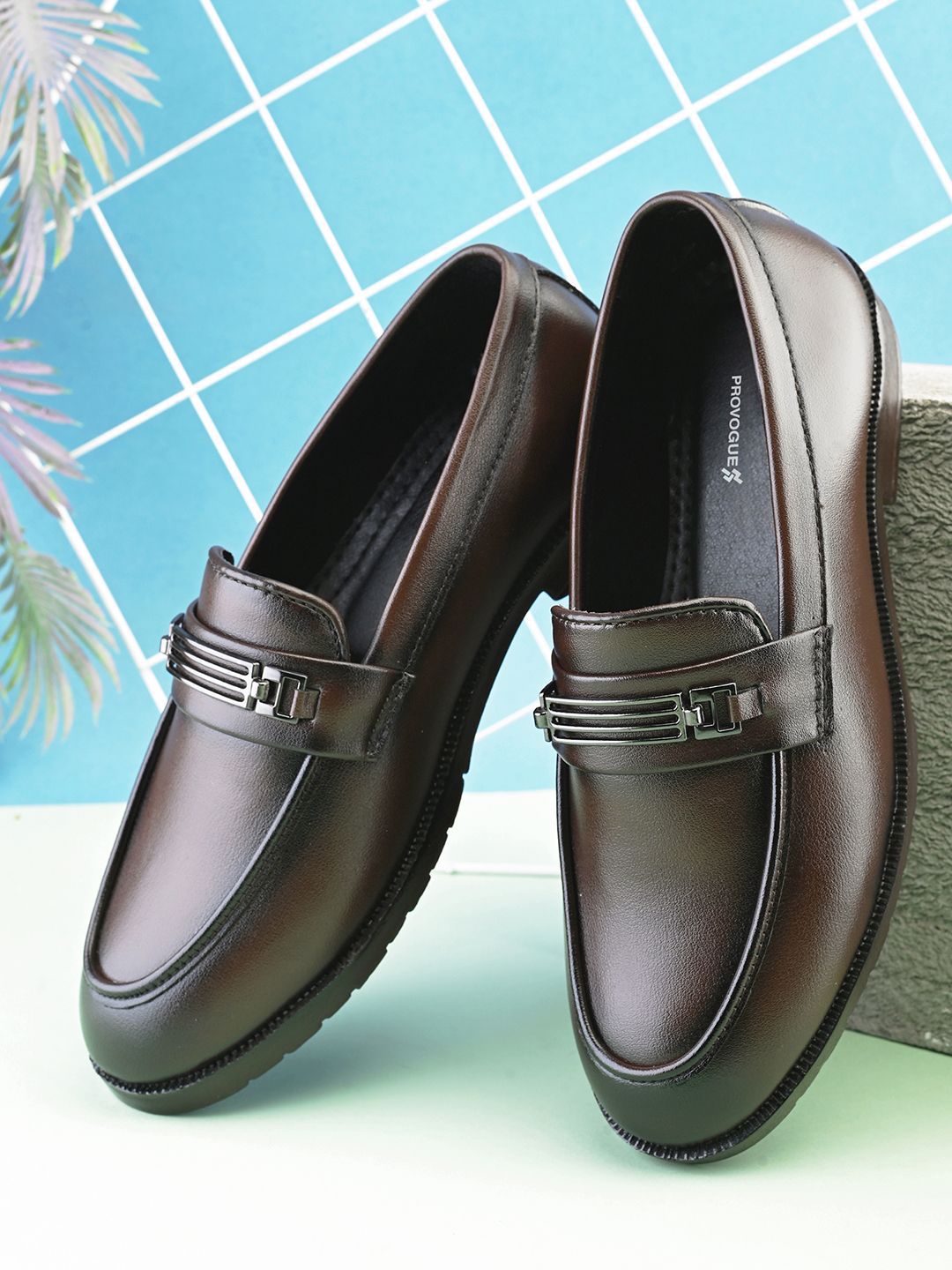 Provogue Men Leather Formal Loafers-picture-49