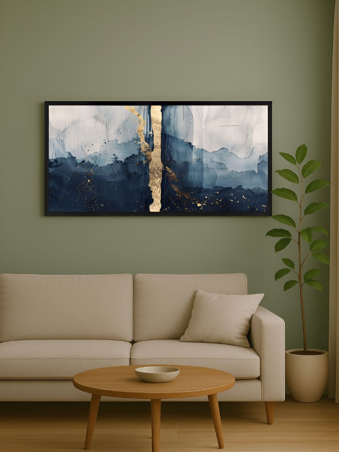 999Store Grey & Beige 1 Piece Canvas Other Wall Paintings-picture-21