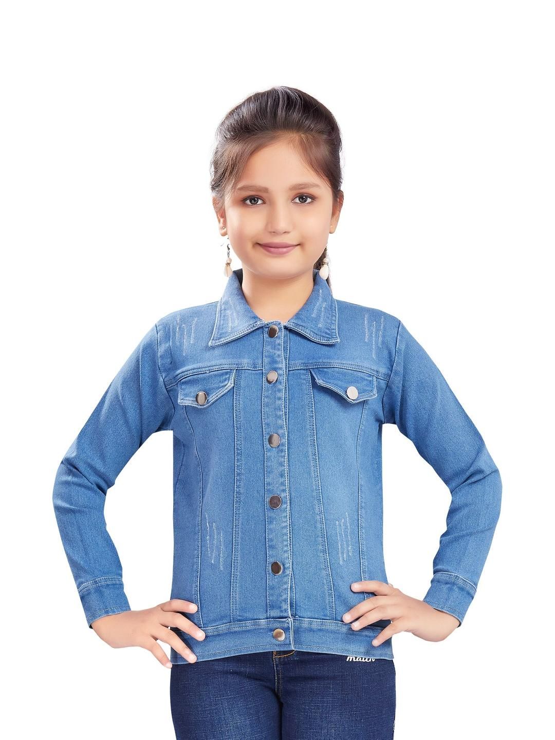 CLOTHIFY Girls Lightweight Denim Jacket-picture-37