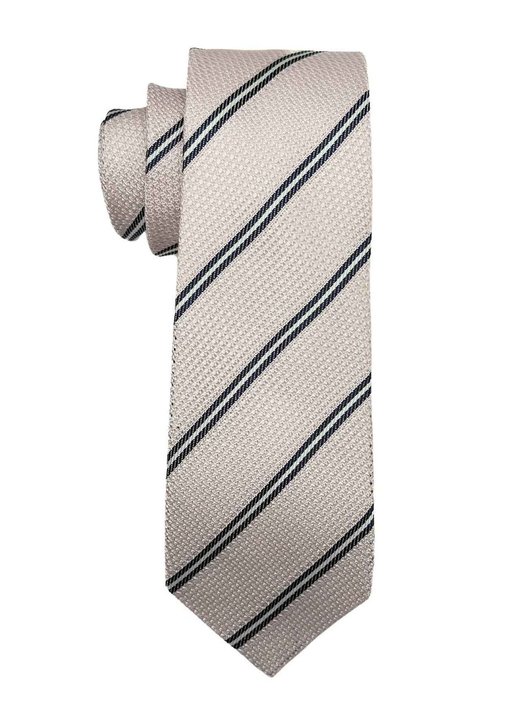 The Tie Hub Men Striped Silk Broad Tie-image-16