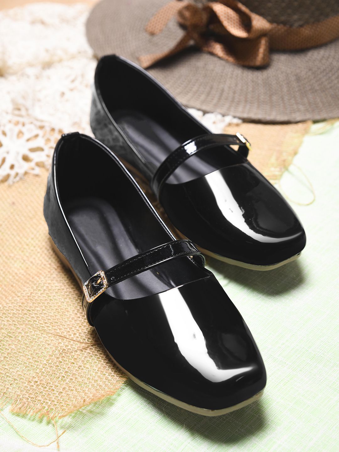 Froh Feet Women Mary Janes With Buckles Flats-picture-22