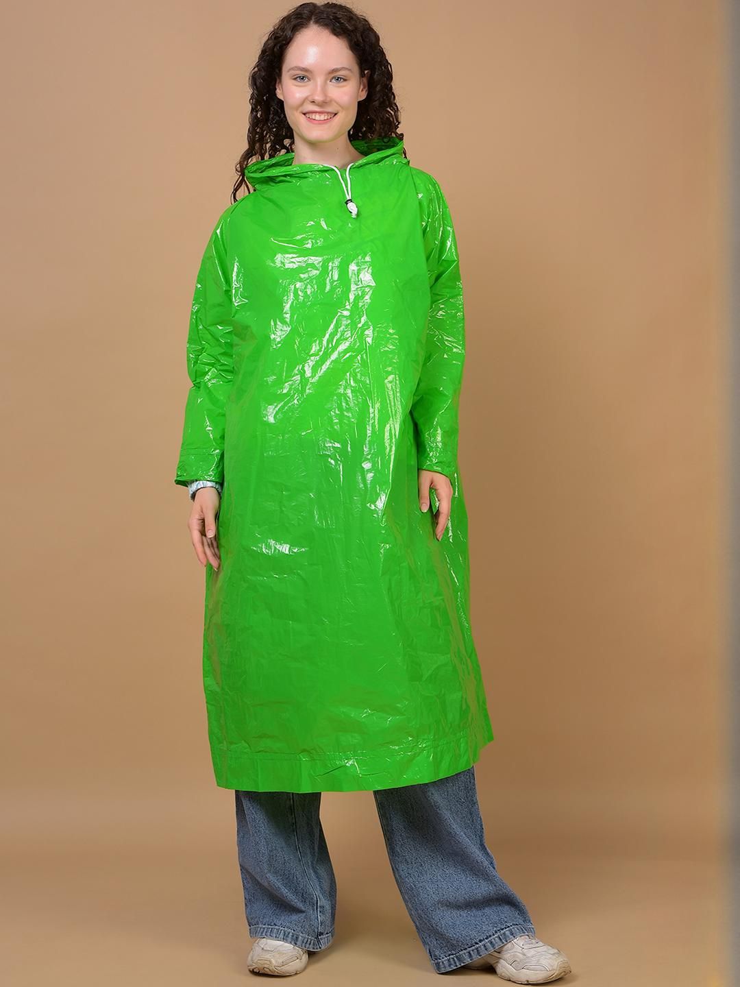Dollar Men Lightweight Waterproof Foldable Rain Poncho with Adjustable Hood-picture-28