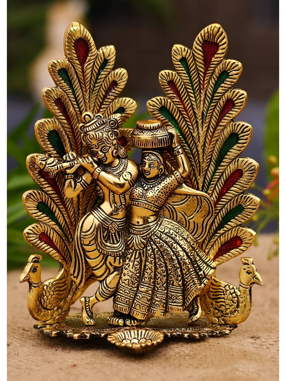 CraftVatika Gold-Toned Curio Showpiece-picture-44