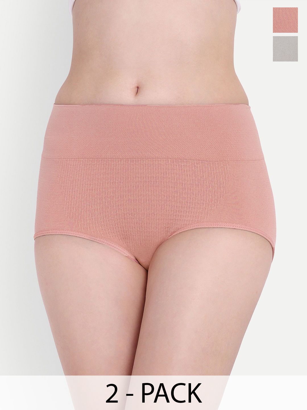 Trulymart Pack Of 2 Seamless High Waist Tummy Tucker Shapewear-picture-25
