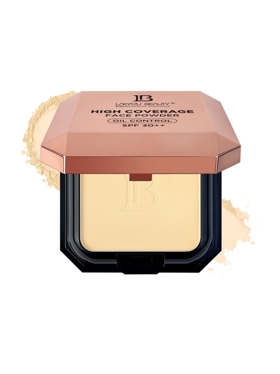 LAKYOU BEAUTY High Coverage Oil Control Face Powder SPF30++ - White Ivory 01-image-39