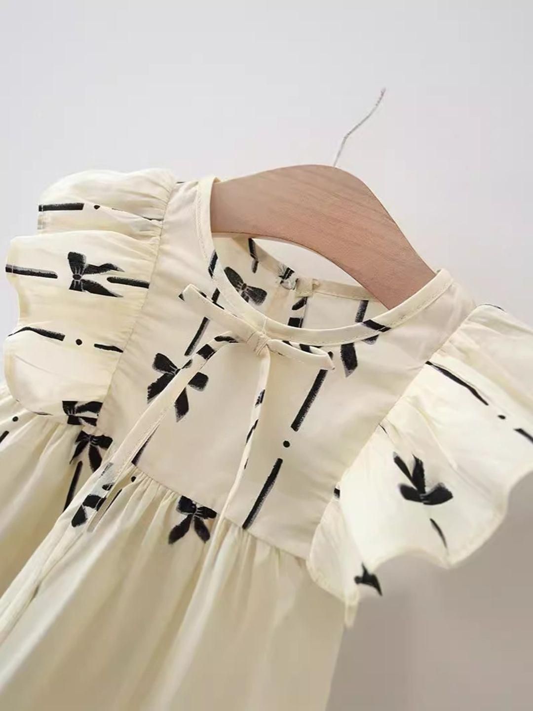 YK Floral Flared Sleeve Peplum Dress-picture-28