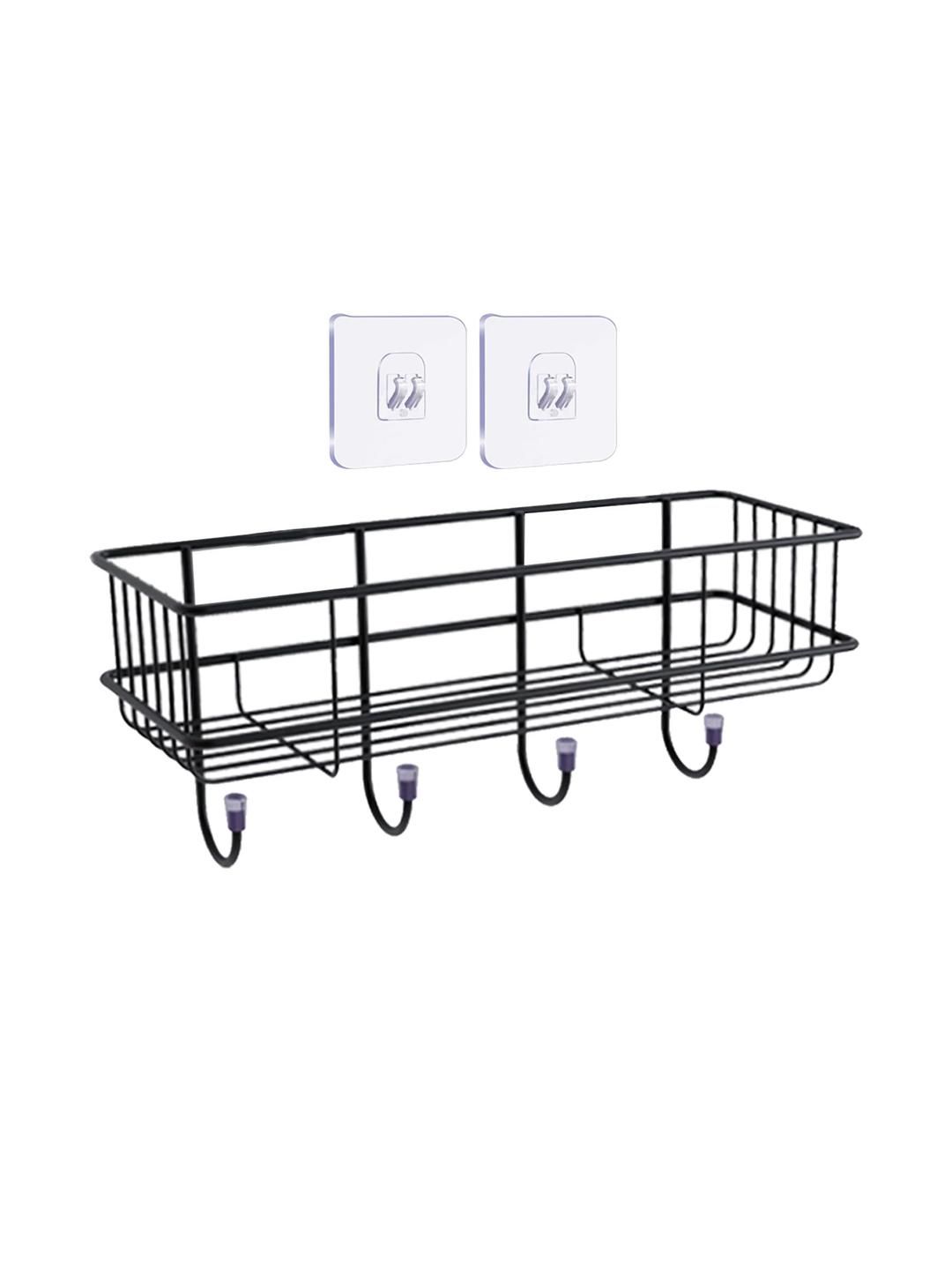 Wall Mount Self-Adhesive Storage Basket-image-3