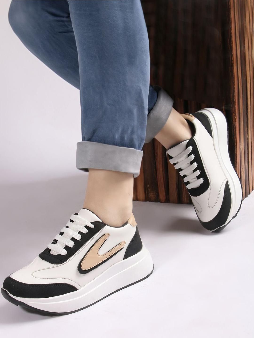 CORSICA Women Colourblocked Suede Sneakers-picture-20