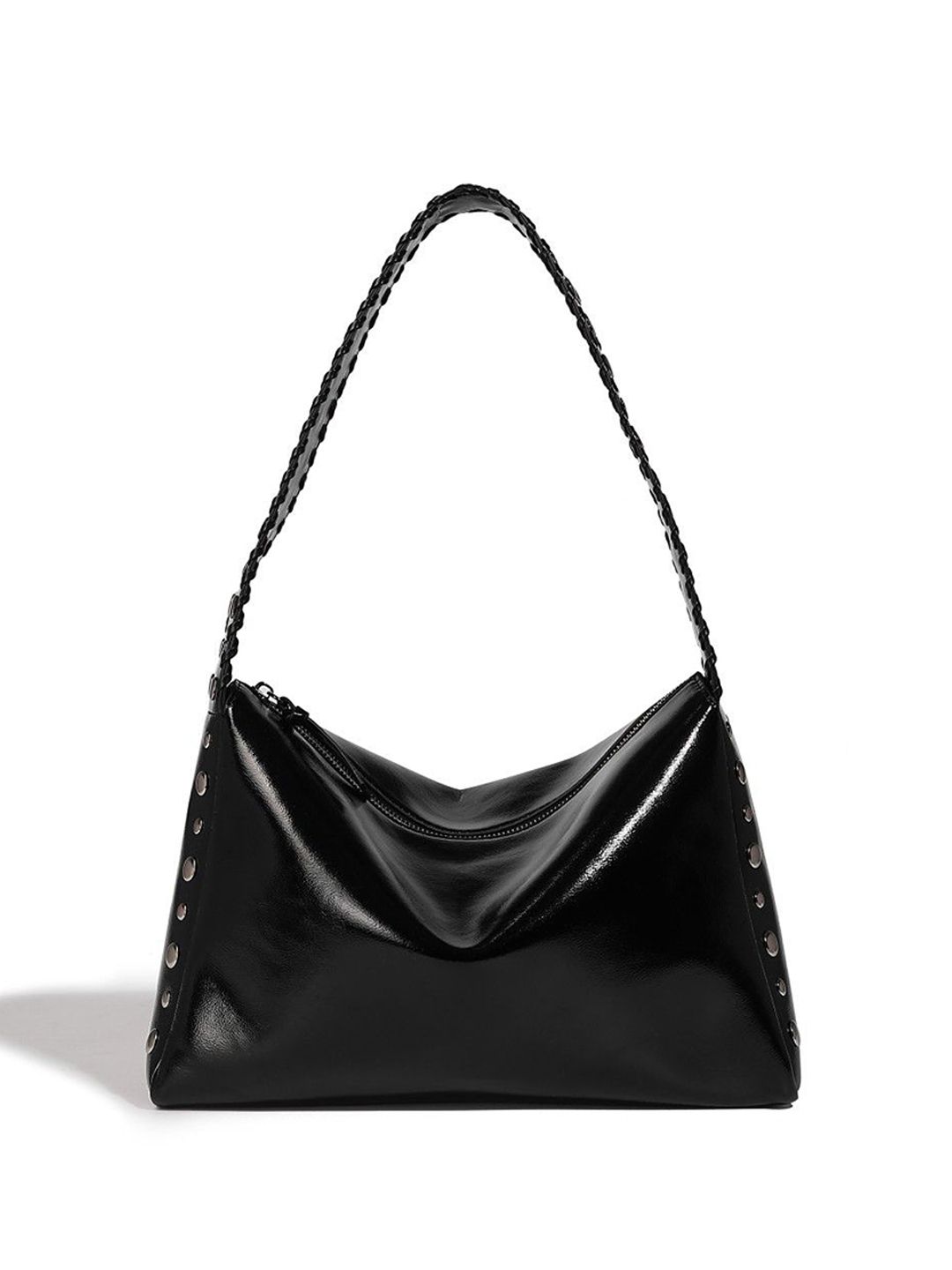 RAVE Baguette Hobo Bag With Zip Detail-picture-26