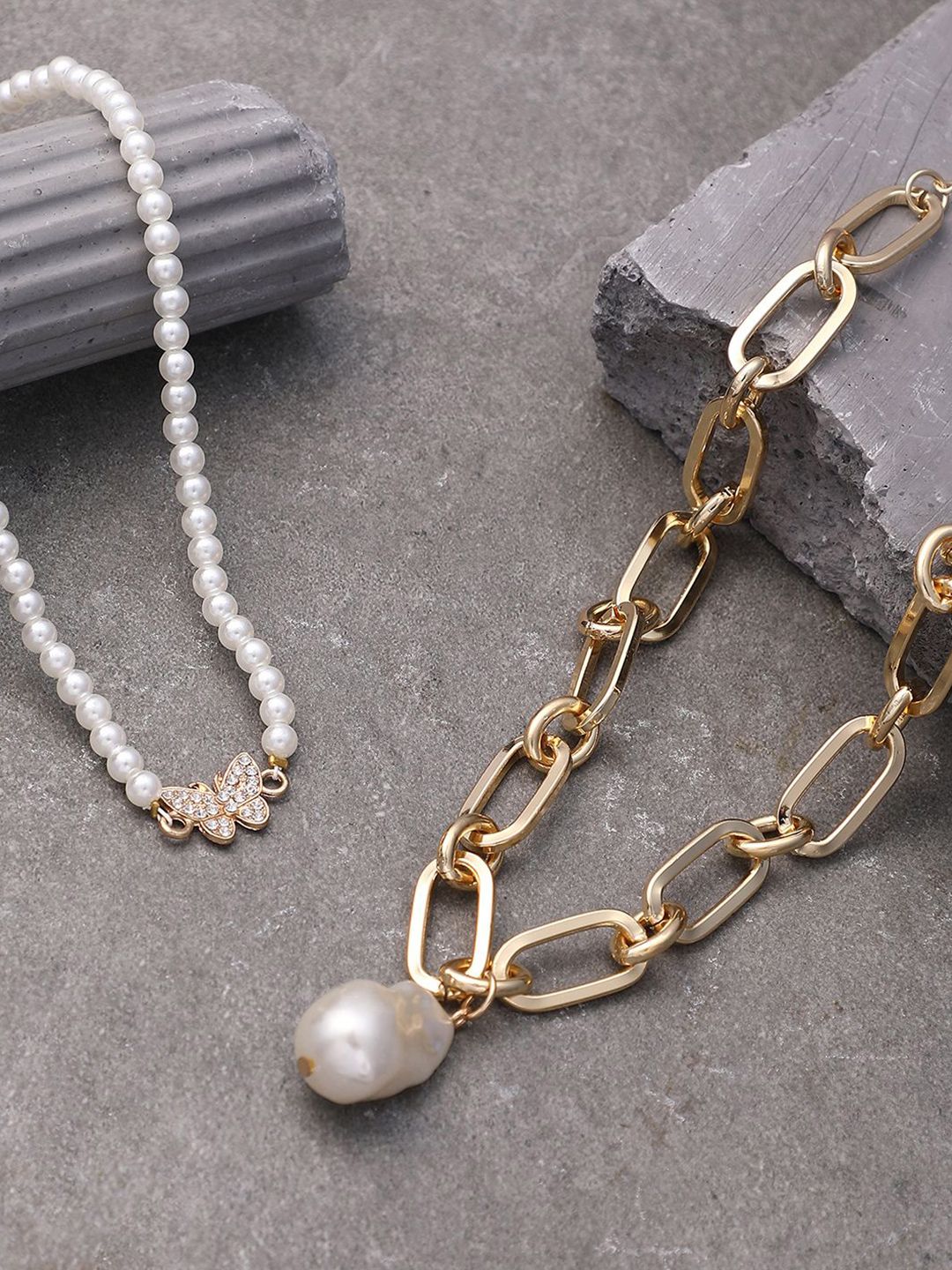 SOHI Gold-Plated Necklace-image-28