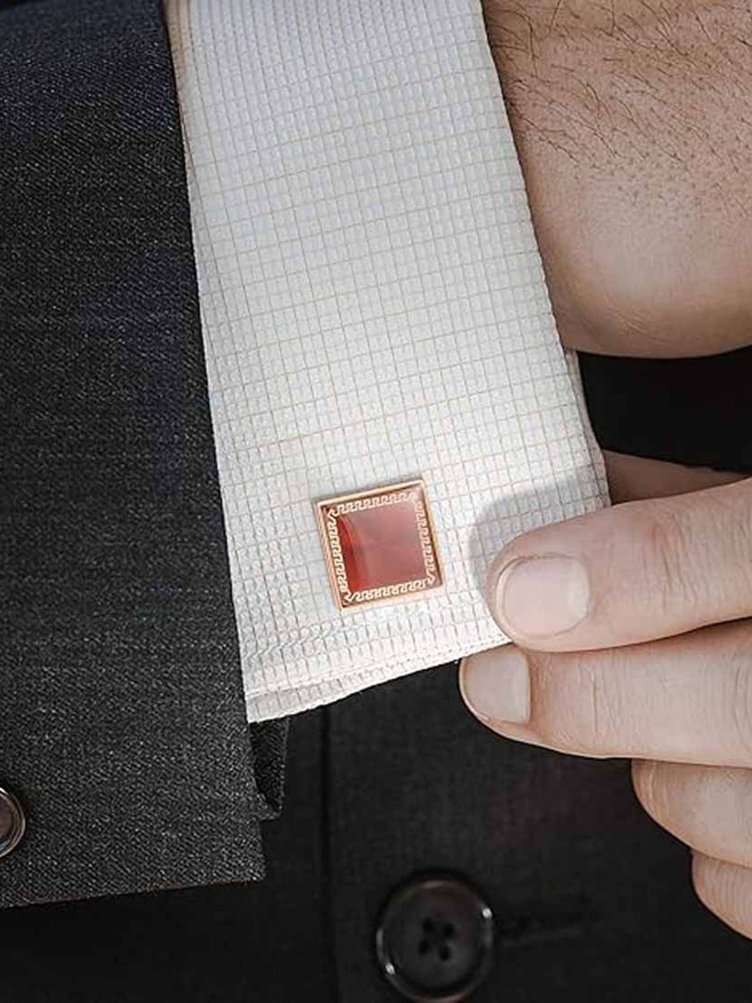 Curren Set Of 2 Textured Cufflink-picture-38