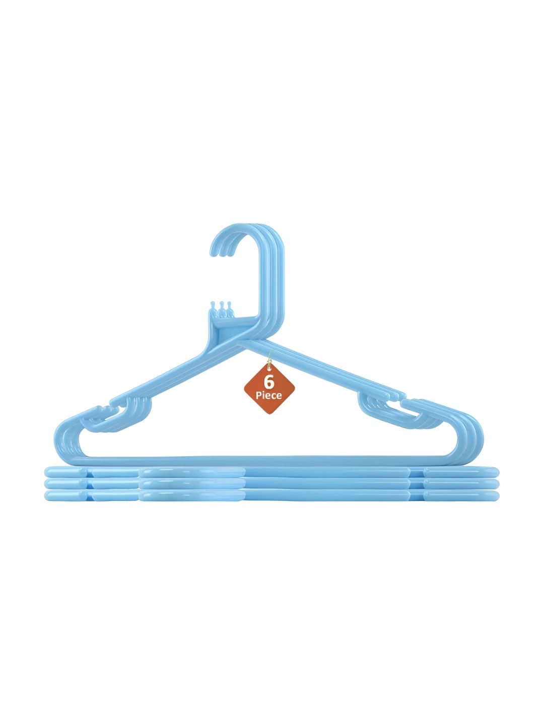 Aura 6-Pcs Blue Multipurpose Cloth Hangers