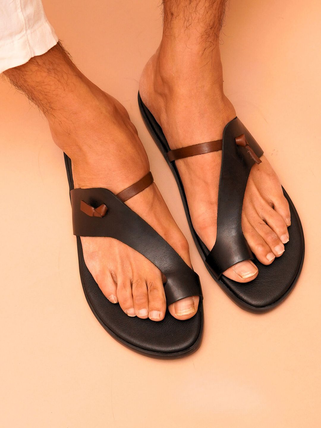 dmodot Pelle Mino Men Solid Leather Comfort Sandals-picture-10