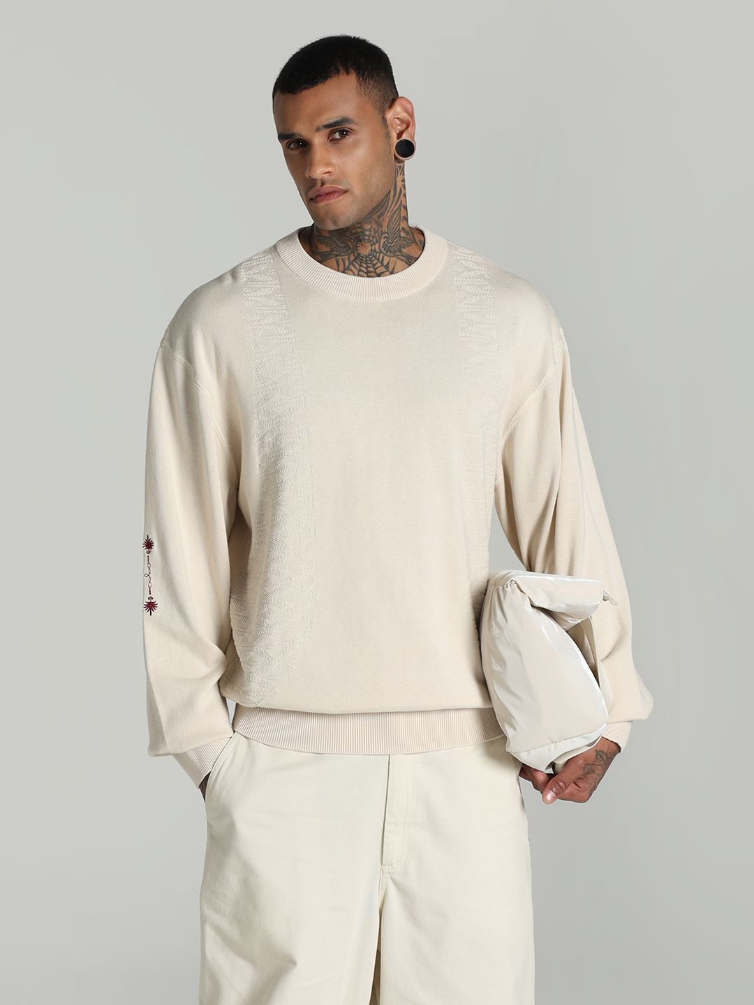 Puma Palais Artisan Cotton Boxy-Fit Crew-Neck Sweatshirt-picture-36