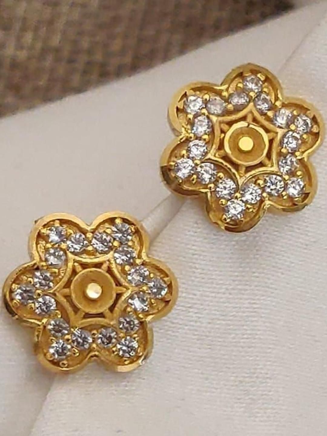 RACHANA FASHION Floral Studs Earrings-picture-32