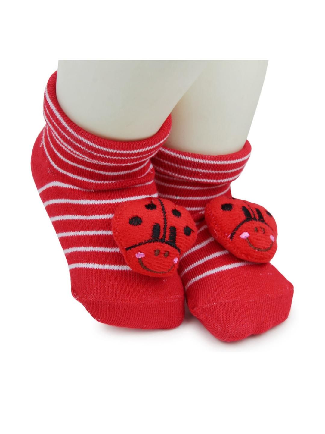NESKA MODA 6 To 12 Months Cotton Ant Face Baby Ankle Socks/ Booties-picture-43