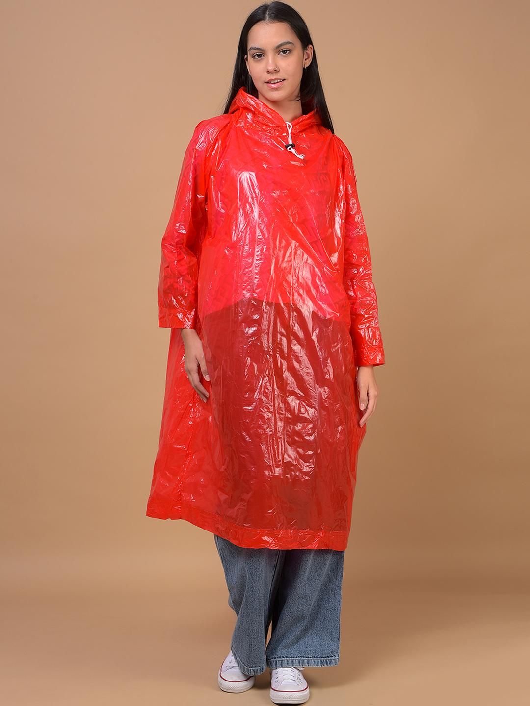 Dollar Men Lightweight Waterproof Foldable Rain Poncho with Adjustable Hood-picture-33