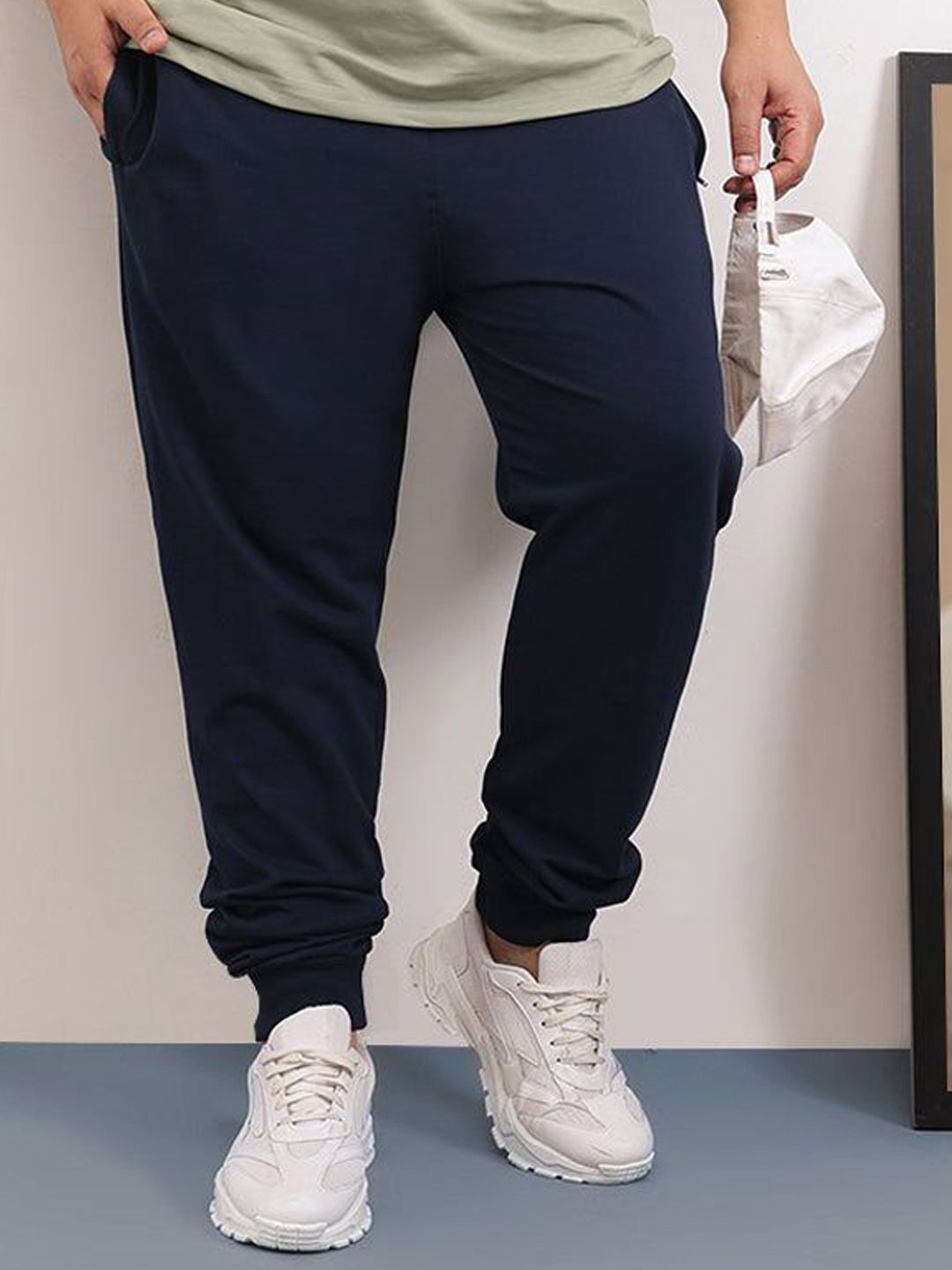 Toodle Plus Men Plus Size Cotton Joggers-picture-11