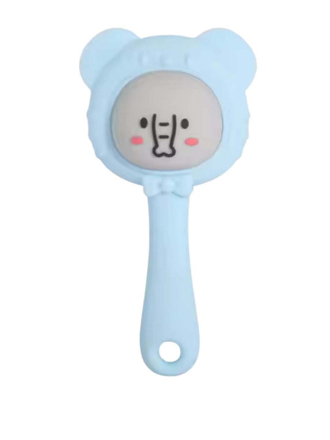 The Little Lookers Blue & White Baby Teether Cum Rattle-image-4