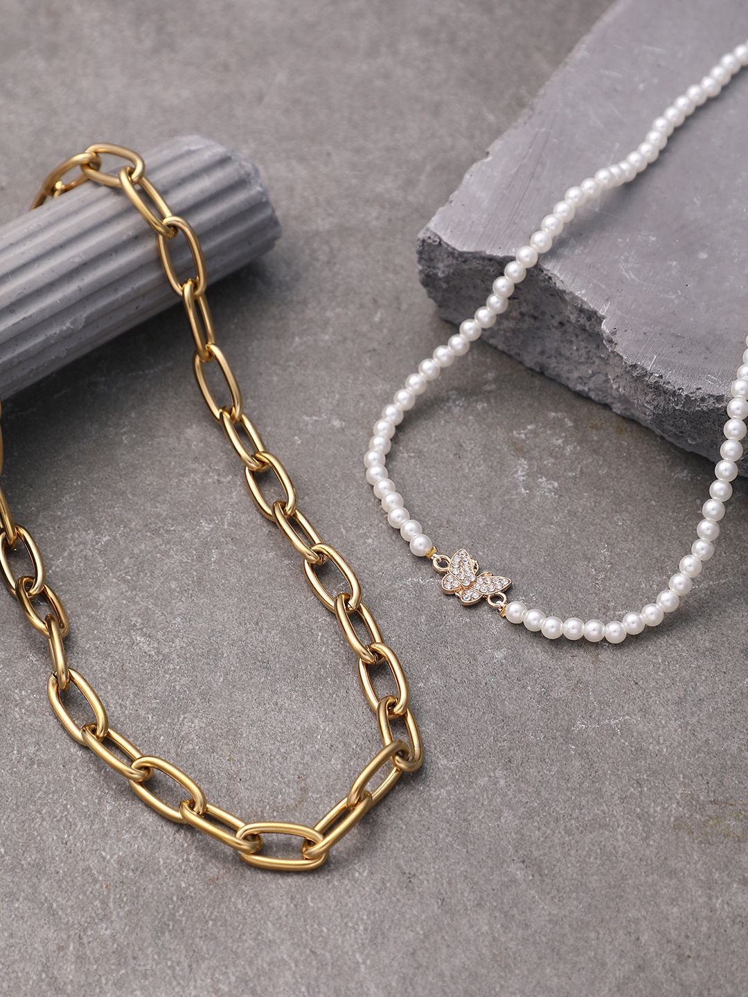 SOHI Gold-Plated Necklace-image-29