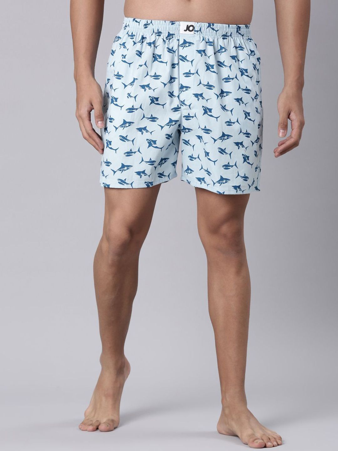 Joven Printed Pure Cotton Side Pocket Boxers 25JB1P-BS